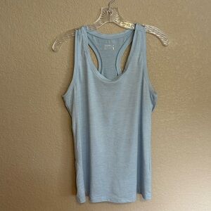 Light Blue Women's Racer Back Tank Top